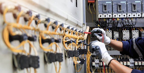 Professional Electrician technician working in North Lima, OH